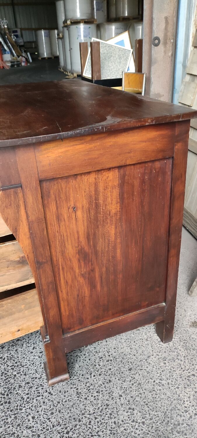Walnut directoire chest of drawers, lacrosse