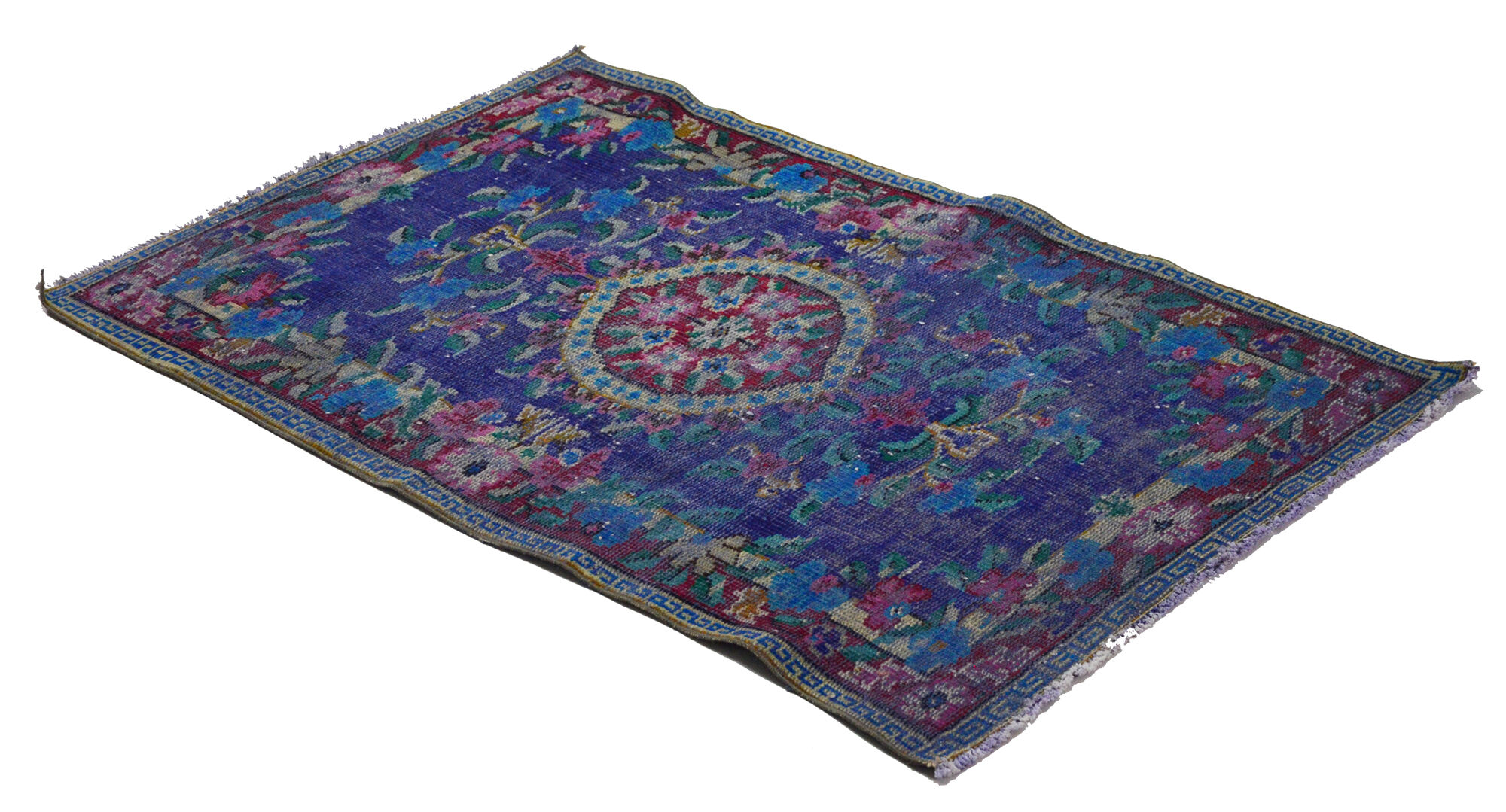 Anatolian handmade vintage rug 153 cm x 104 cm