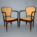 Antique sofa set Kohn No.717, design by Gustav Siegel