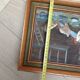 Painting, farmyard painting, hens signed