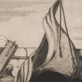 'Sally Army' Etching by Margaret Sheaff