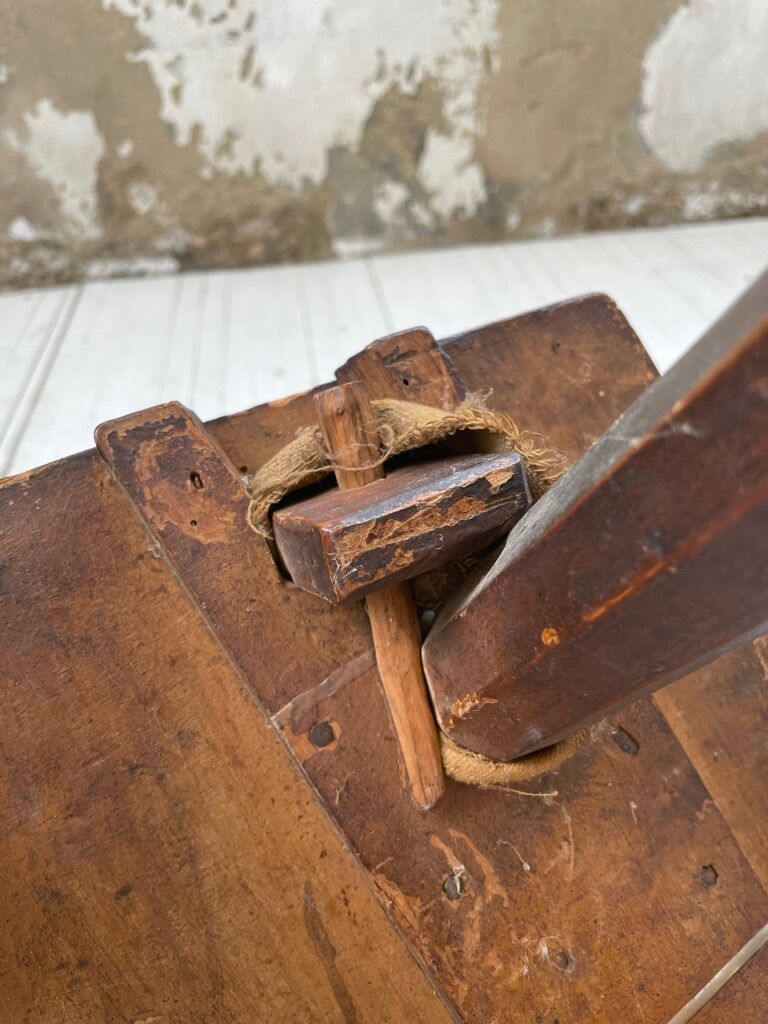 Pair of brutalist Alsatian mountain chairs 19th