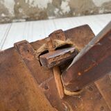 Pair of brutalist Alsatian mountain chairs 19th