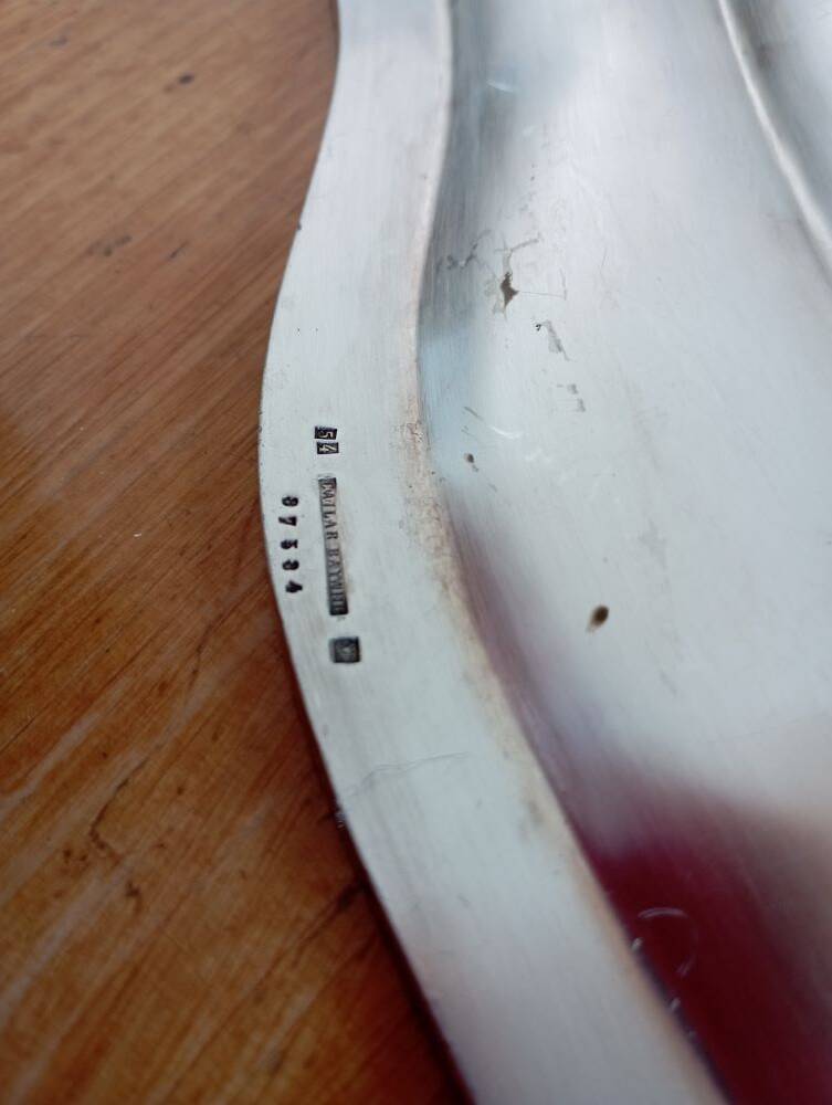 Silver dish 50 cm cailar bayard