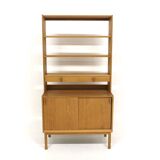 Scandinavian oak bookcase, Bertil Fridhagen, Bodafors, Sweden, 1960