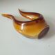 Bougeoir en verre soufflé