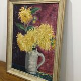 Still life Dahlias yellow