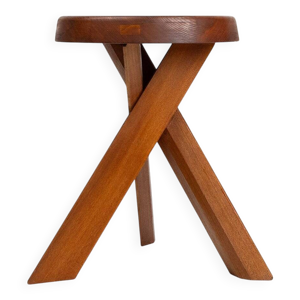Tabouret S31 en bois - pierre
