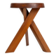Model S31 Stool in Elm Wood by Pierre Chapo, 1974