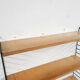 Vintage pinewood book shelves