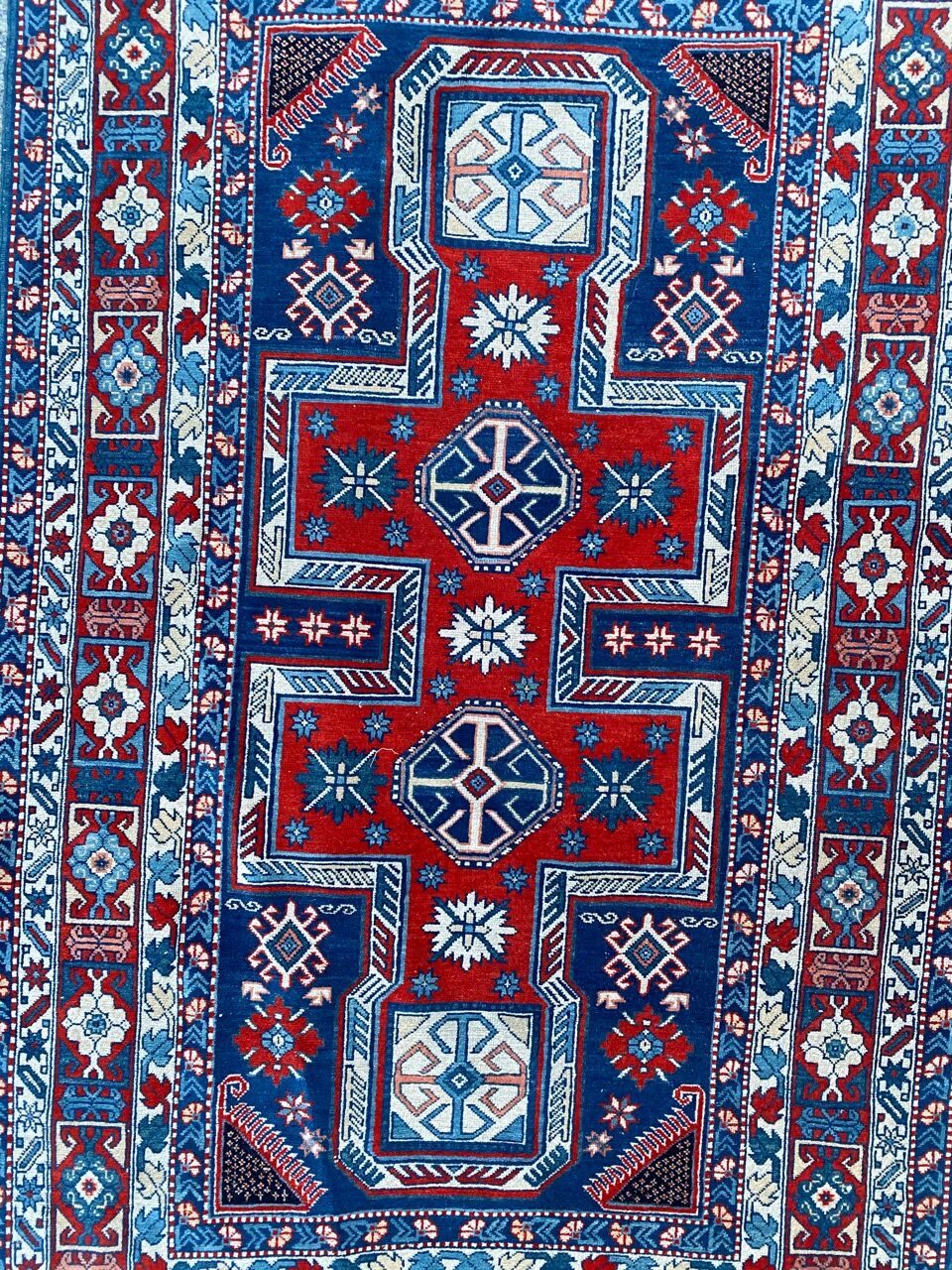 Vintage carpet of the chirwan Caucasus 115x195 cm
