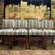 Set of 8 Renaissance style oak chairs