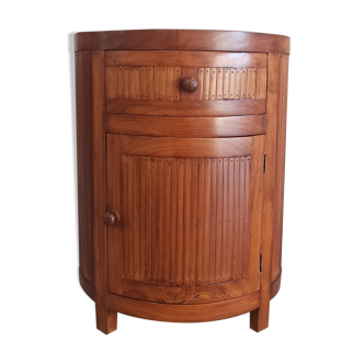 Meuble d'appoint en bois exotique