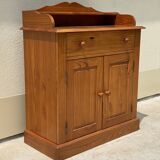 Petit meuble de rangement et secrétaire en pin vintage