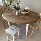 Old table with flaps