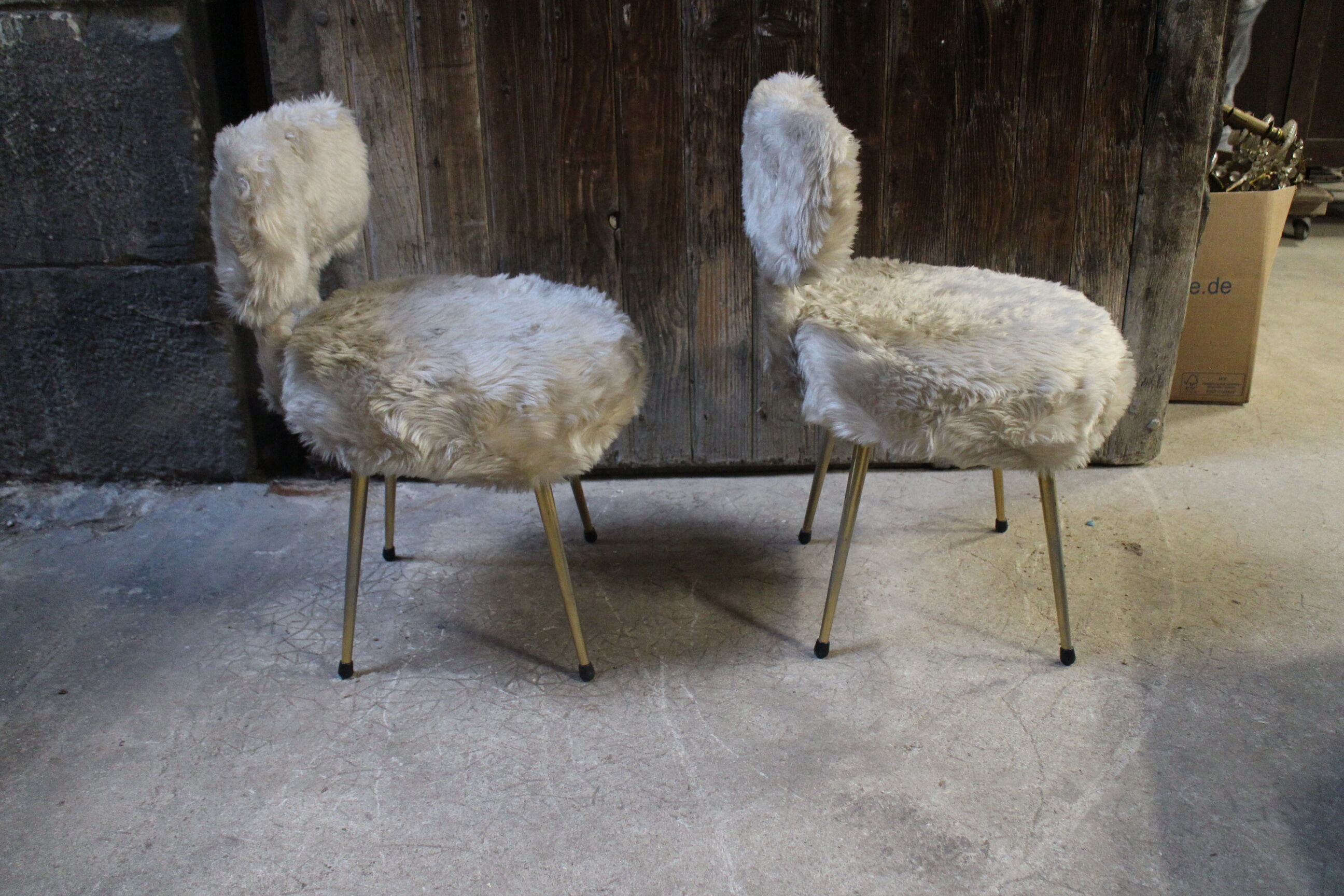 Pair of moumoute chairs