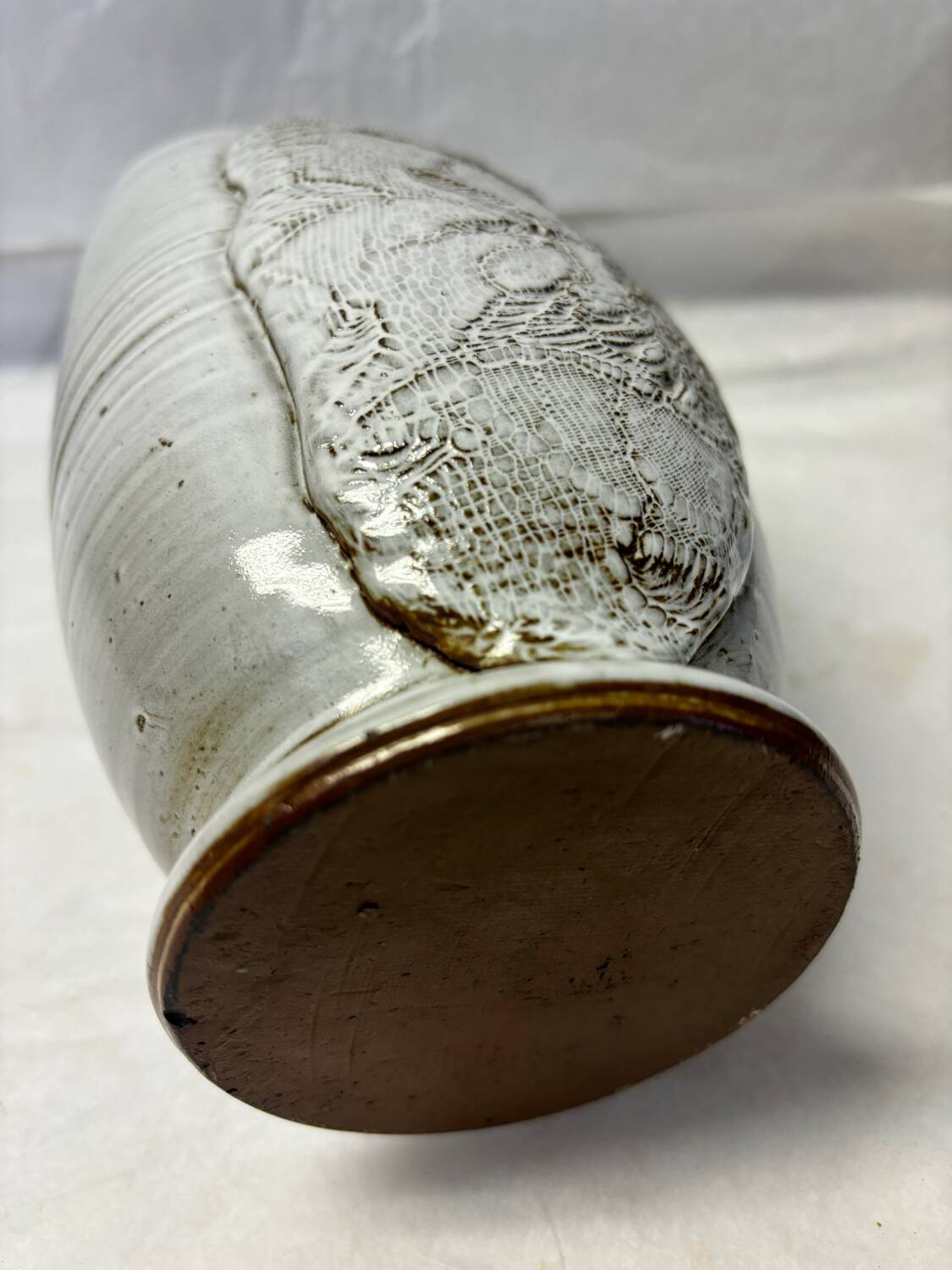 Handcrafted stoneware vase