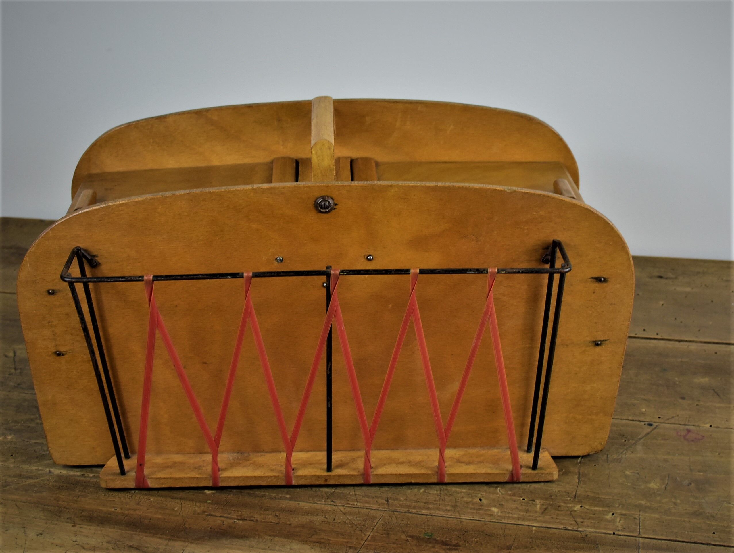 Vintage wood table worker