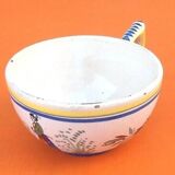 Cup / Saucer for breakfast Faïence Henriot Quimper France