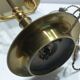 Bronze hot water bottle lamp with tin blind 2 lights