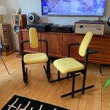 Pair of Flysit armchairs by Peter Opsvik Stokke Norway 1990s