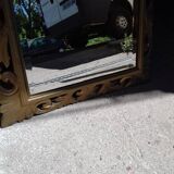 Giltwood mirror, Napoleon III period, 121x78 cm