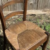 Vintage straw chair