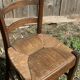 Vintage straw chair