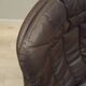 Leather swivel armchair, Danish design, 1960s, designer: H.W. Klein, manufacture: Bramin