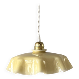 Vanilla opaline pendant light