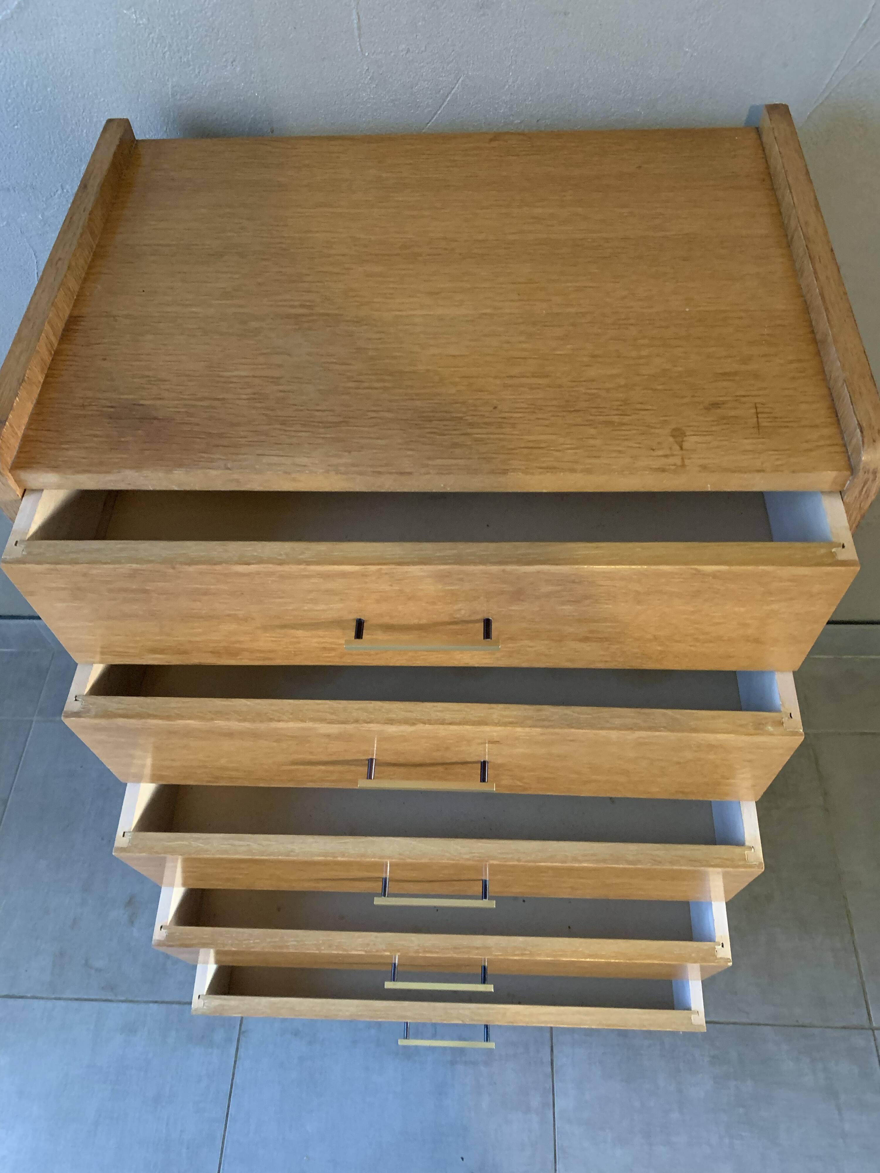 Vintage oak chiffonier from the 1950s