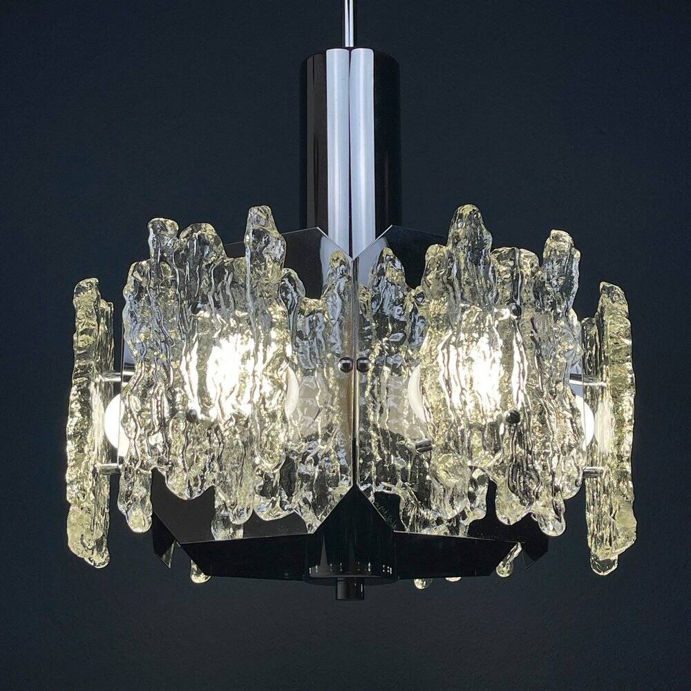 Mid-century Murano glass chandelier, Italy, 1970s