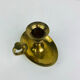 Vintage brass candlestick, rat of the cellar.