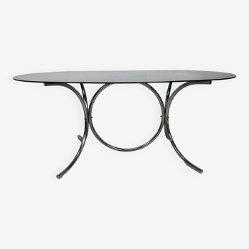 Glass steel table