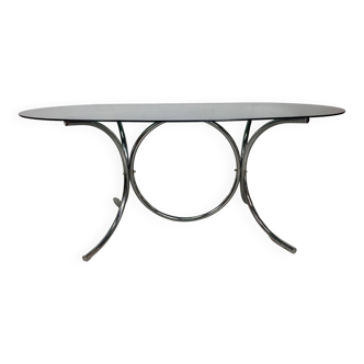 Glass steel table