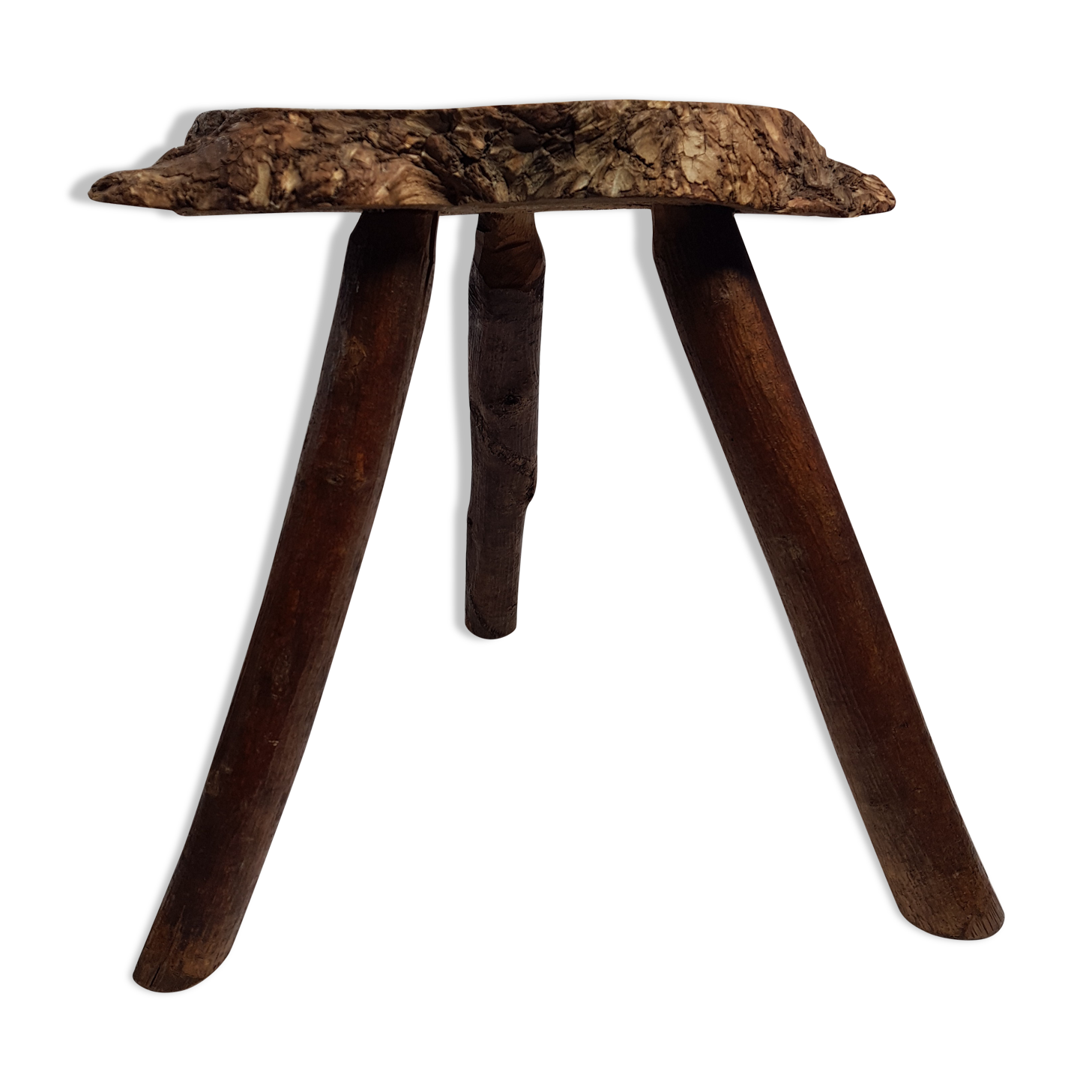 Brutalist tripod stool