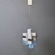 Vintage Cubico Chandelier by Gaetano Sciolari, 1970s