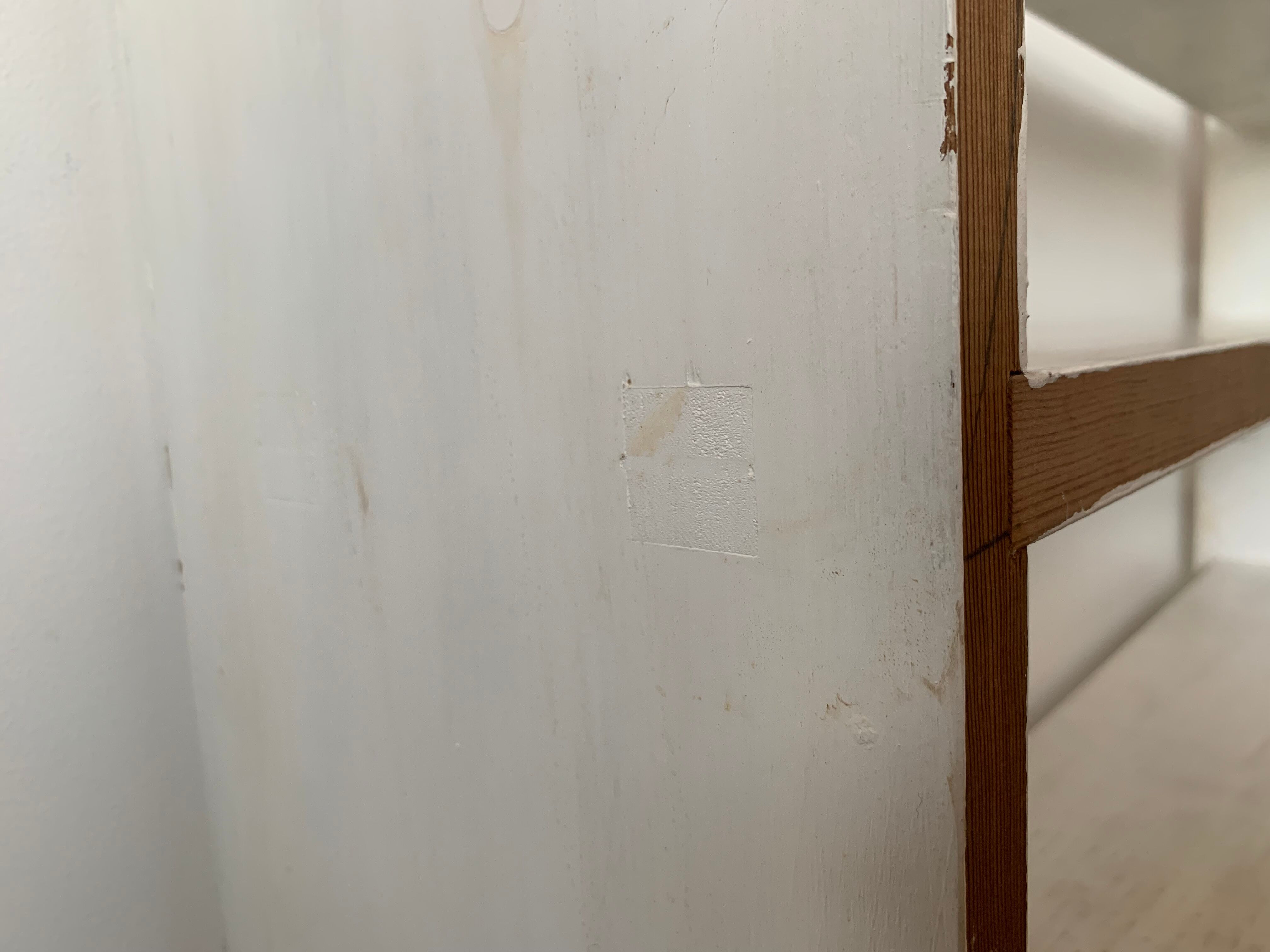 Antique solid wood shelf