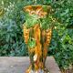 Retro Grapevine Barbotine Vase