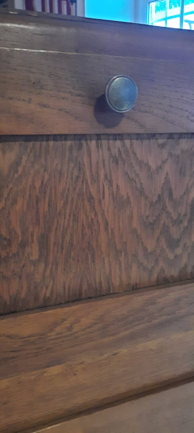 Secretary chest of drawers