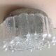 Bulled glass ceiling lamp, vintage 60/70s