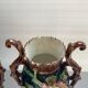 Art Nouveau Pair of Barbotine Vases France