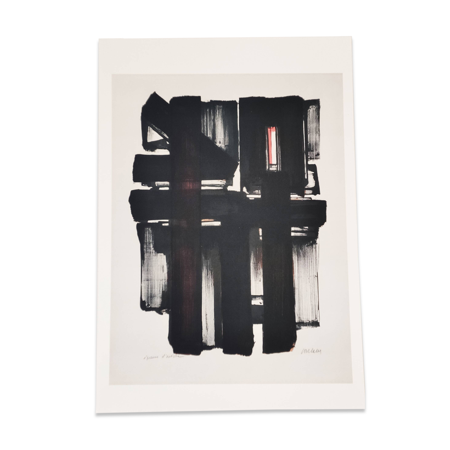 Poster Pierre Soulages
