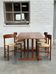 4 chaises ‘J39’ et table shaker ‘C18’, Børge Mogensen, FDB Møbler, Danemark