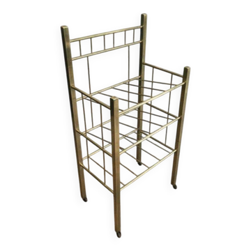 Brass magazine rack