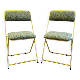 Restored vintage Lafuma chairs – 1970s design