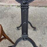 Parisian cast iron bistro table Mid-century French Paris café Montmartre bistro table 80s