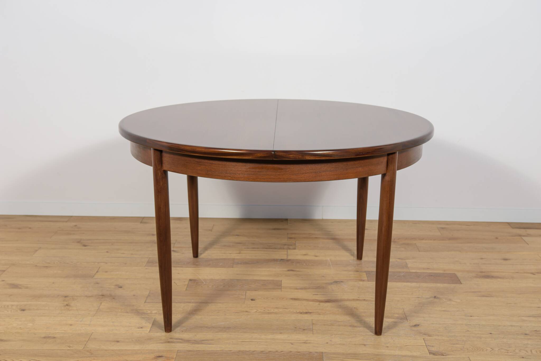 Mid-Century Teak Round Fresco Dining Table from G-Plan, United Knigdom.