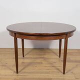 Mid-Century Teak Round Fresco Dining Table from G-Plan, United Knigdom.