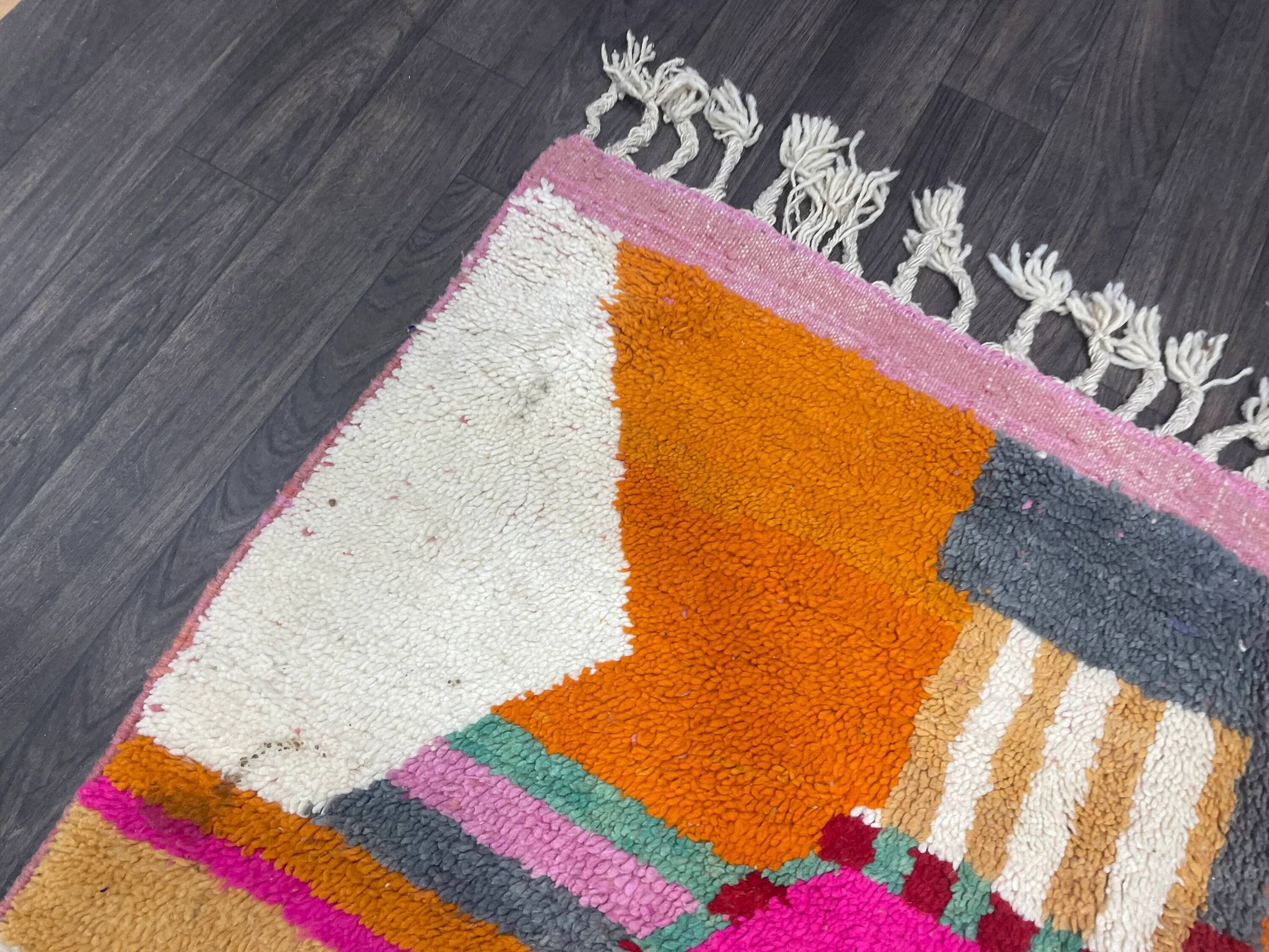 Tapis berbère en laine pure 2.5 x 1.5 m